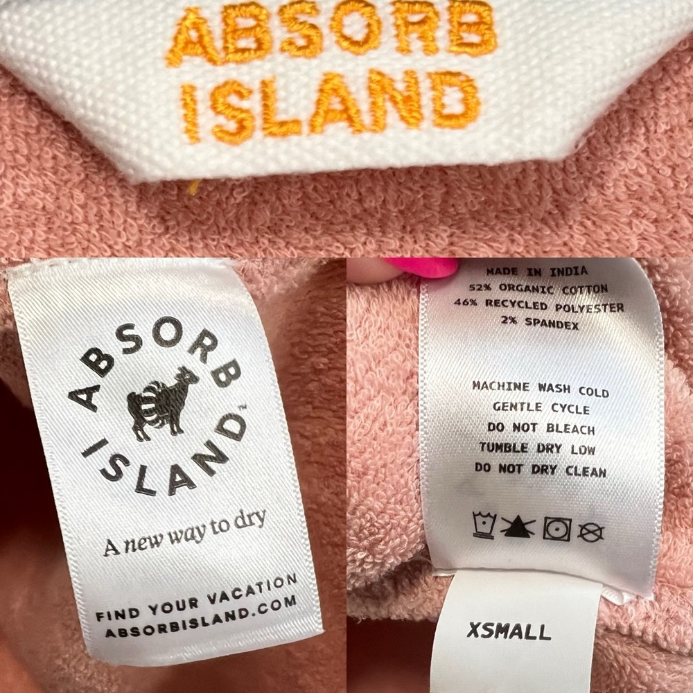 Absorb Island Short Sleeve Terry Button Up Shirt - Picture 7 of 14